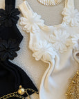 Lotus beaded tank tops