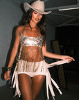 Cosmic Bra | Beaded tassel