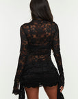 Saskia dress | black lace