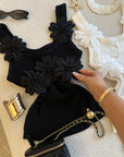 Lotus beaded tank tops