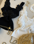 Lotus beaded tank tops