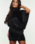 Lexi dress | Black velvet