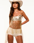 Cosmic Bra | Beaded tassel