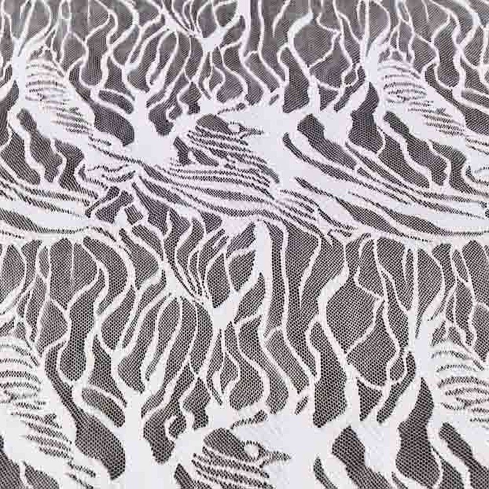 Premium - Pure white Lace overlay (over double lined matt white lycra)