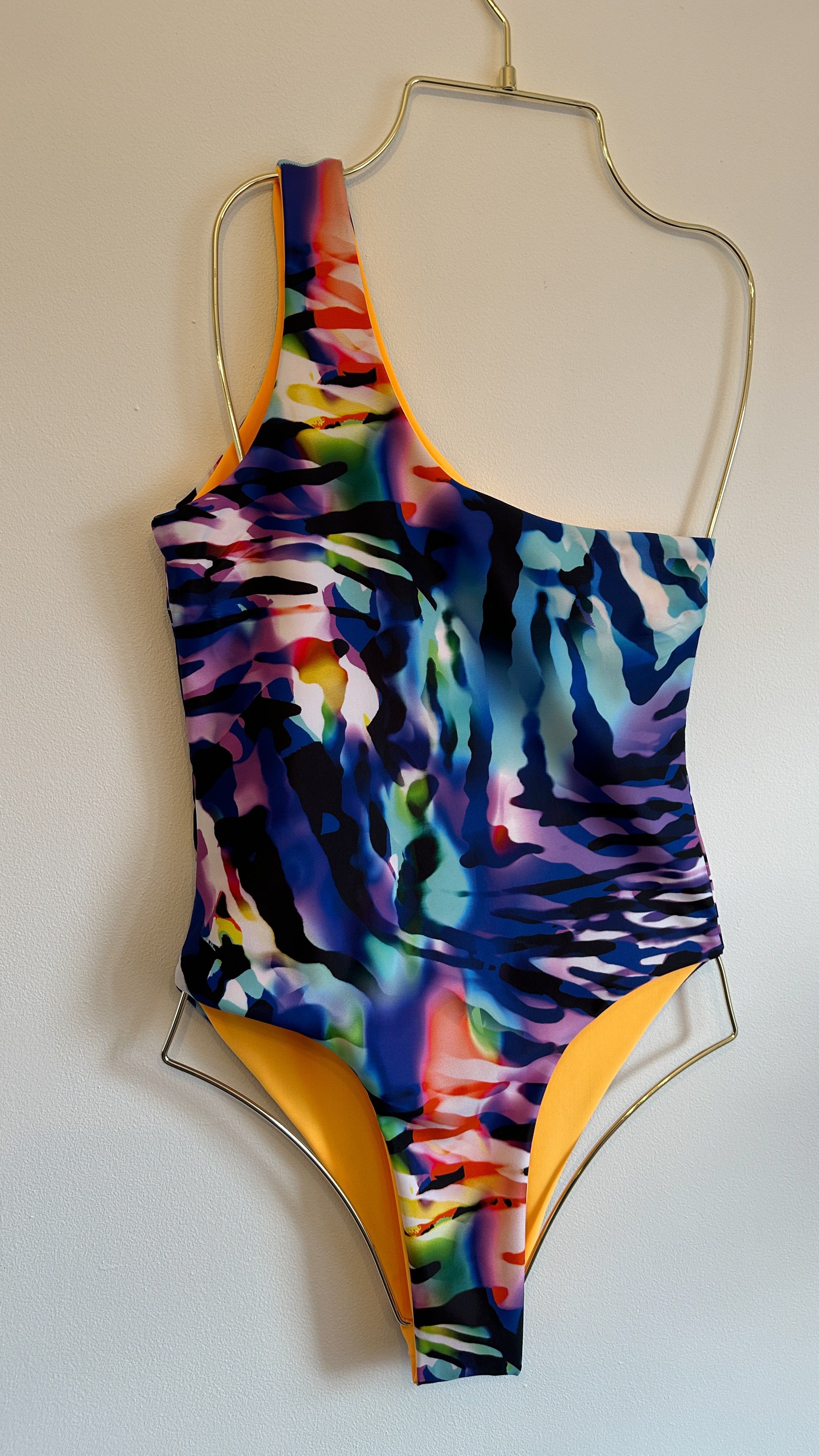 One shoulder swimsuit size 6/8