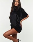 Lexi dress | Black velvet