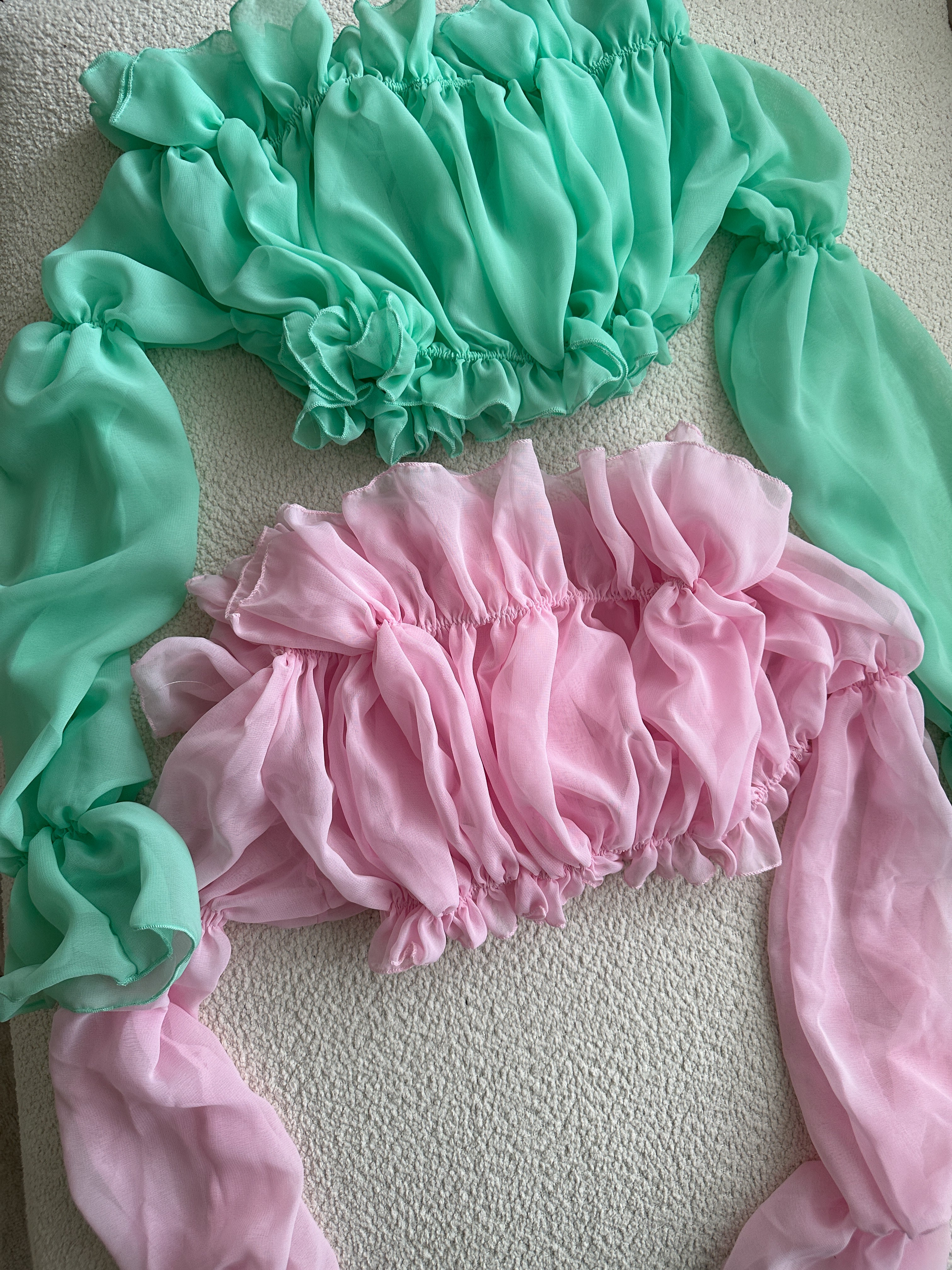 Gypsy top - baby pink or mint