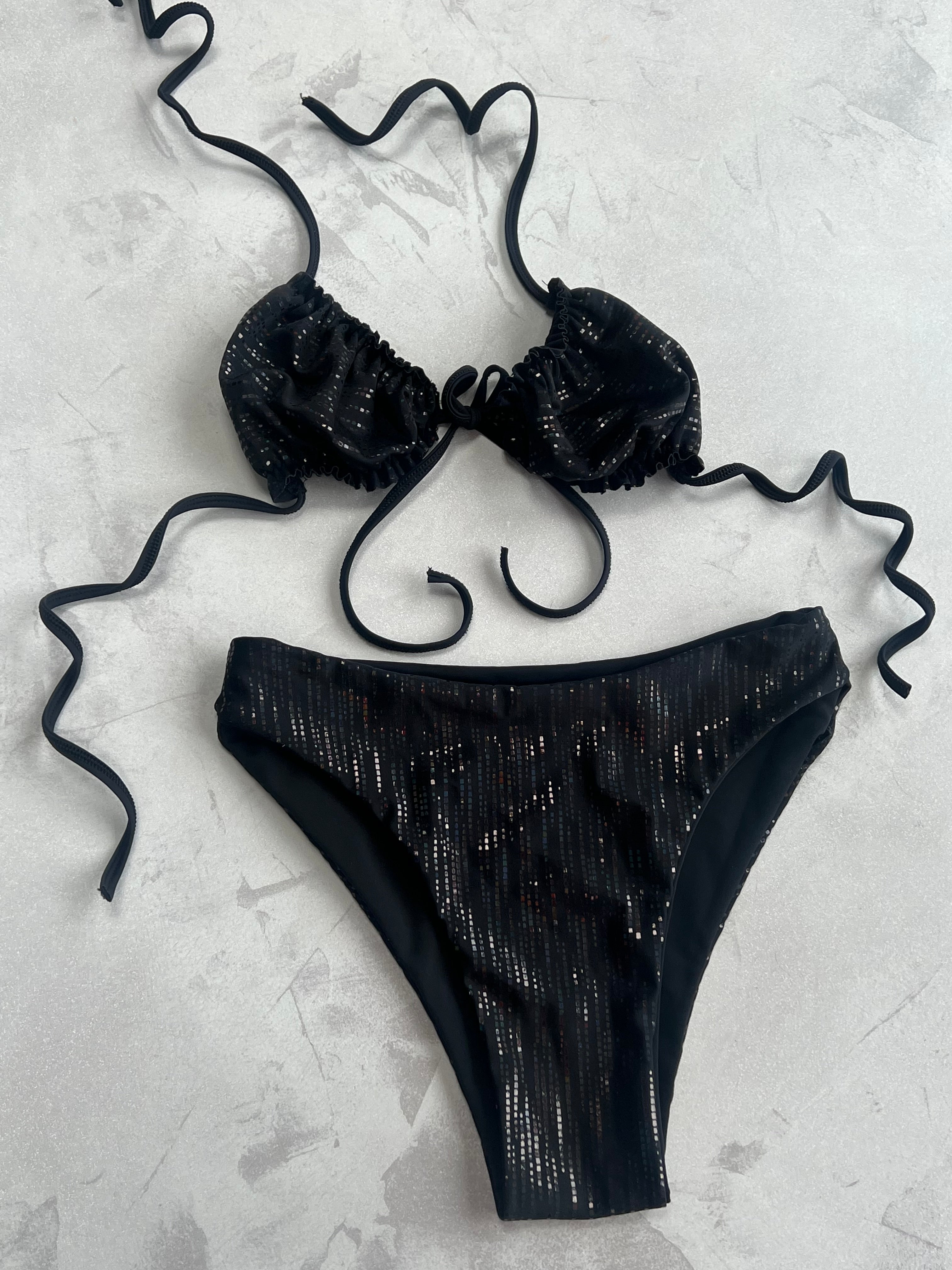 Bralette bikini top and midrise set - SELECT FABRIC