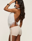 Alba | backless tassel top
