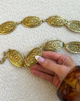 Coin boho belt