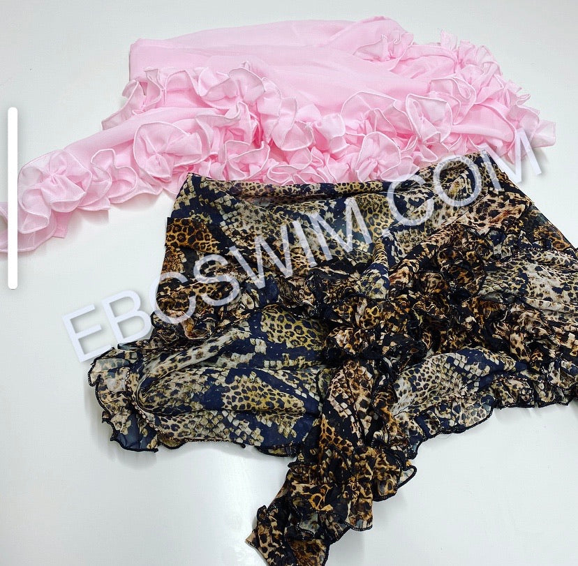 Ruffle wrap / sarong
