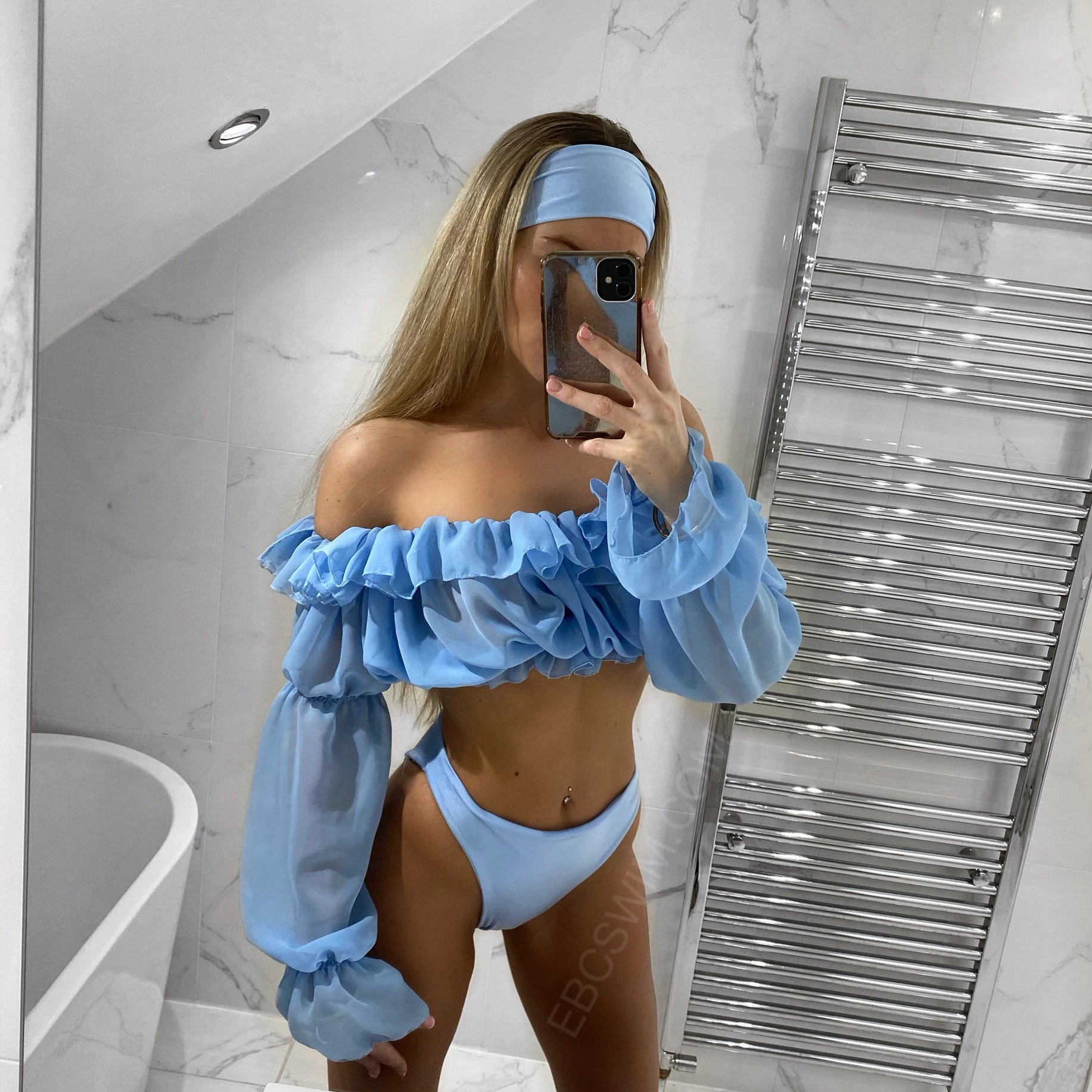 Gypsy top and Midrise bottom- Baby blue (@daiseyodonnell)